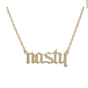 Bing Bang NYC Nasty Necklace 14K Yellow Gold